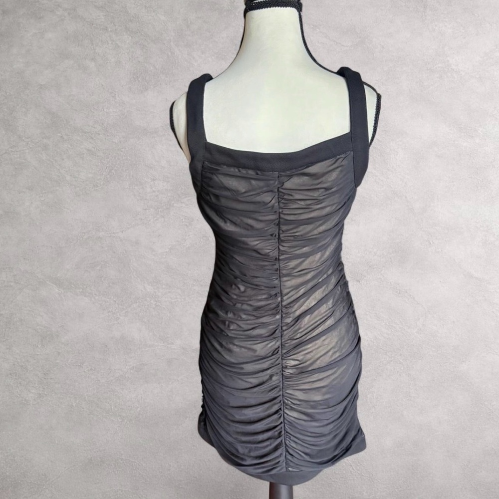 Eye Candy Black Mesh Bodycon Dress - Picture 4 of 8